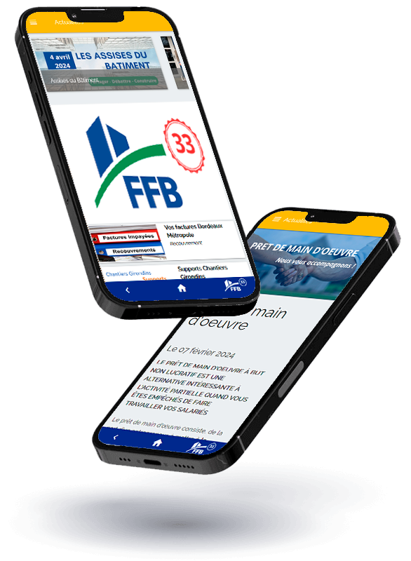 Ma FFB 33, l'application web mobile développée par PaPrika Studio