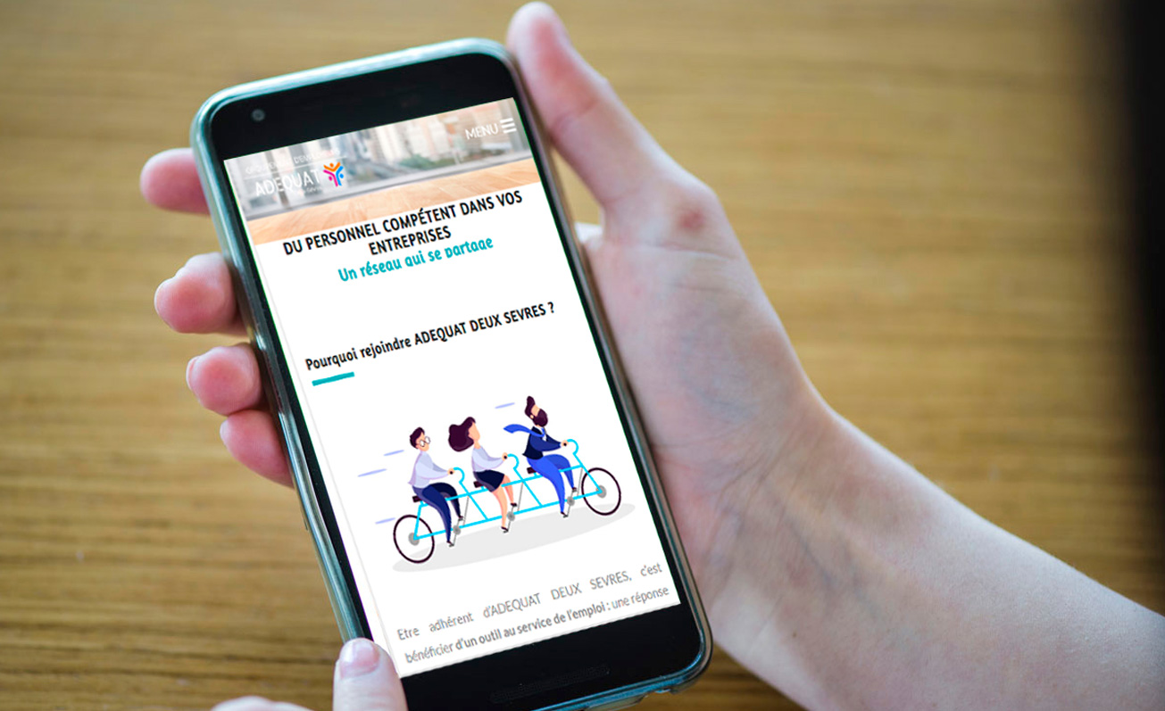 ADEQUAT DEUX SEVRES, Groupement d’Employeurs, L'application Web métier développée par PaPrika Studio