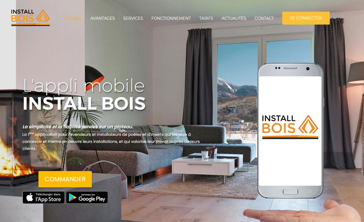 Install-Bois solution métier développée par PaPrika Studio