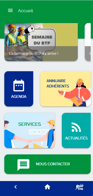 Fédération Française du BTP Havre Point de Caux, L'application Web métier développée par PaPrika Studio