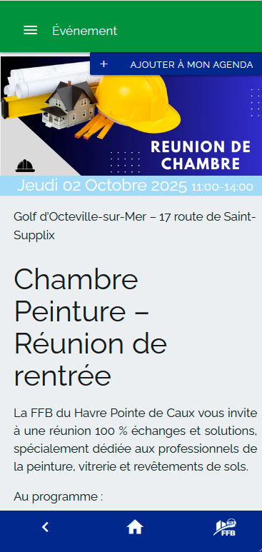 Fédération Française du BTP Havre Point de Caux, L'application Web métier développée par PaPrika Studio