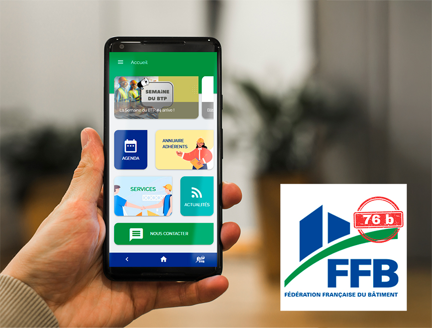 Ma FFB76b, l'application web mobile développée par PaPrika Studio